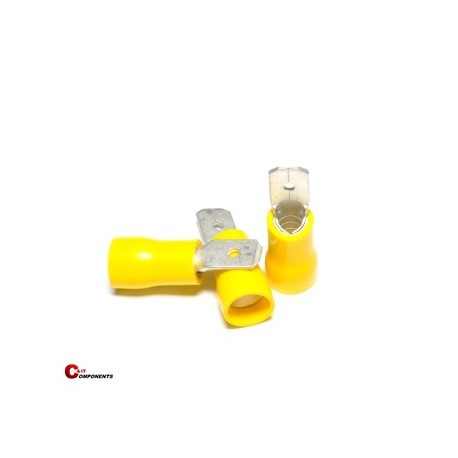 Wsuwka izolowana PVC 2,5-6,0 mm żółty / 1000 szt.