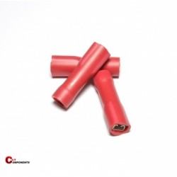 Nasuwka całkowicie izolowana PVC 0,5-1,5 mm czerwony / 1000 szt.