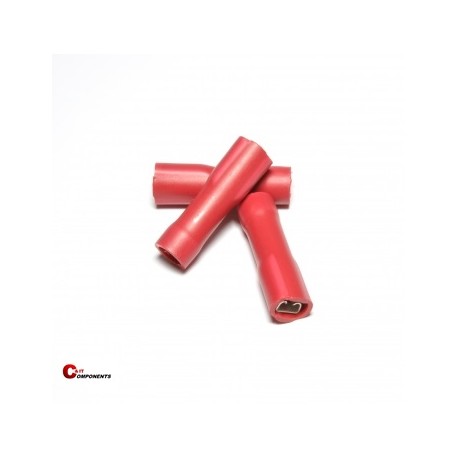 Nasuwka całkowicie izolowana PVC 0,5-1,5 mm czerwony / 1000 szt.
