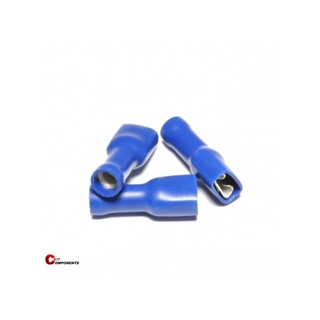 Nasuwka całkowicie izolowana PVC 1,5-2,5 mm niebieski / 1000 szt.
