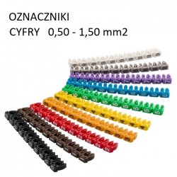 OZNACZNIKI CYFRY 0,15-0,5 mm2 (250 sztuk)